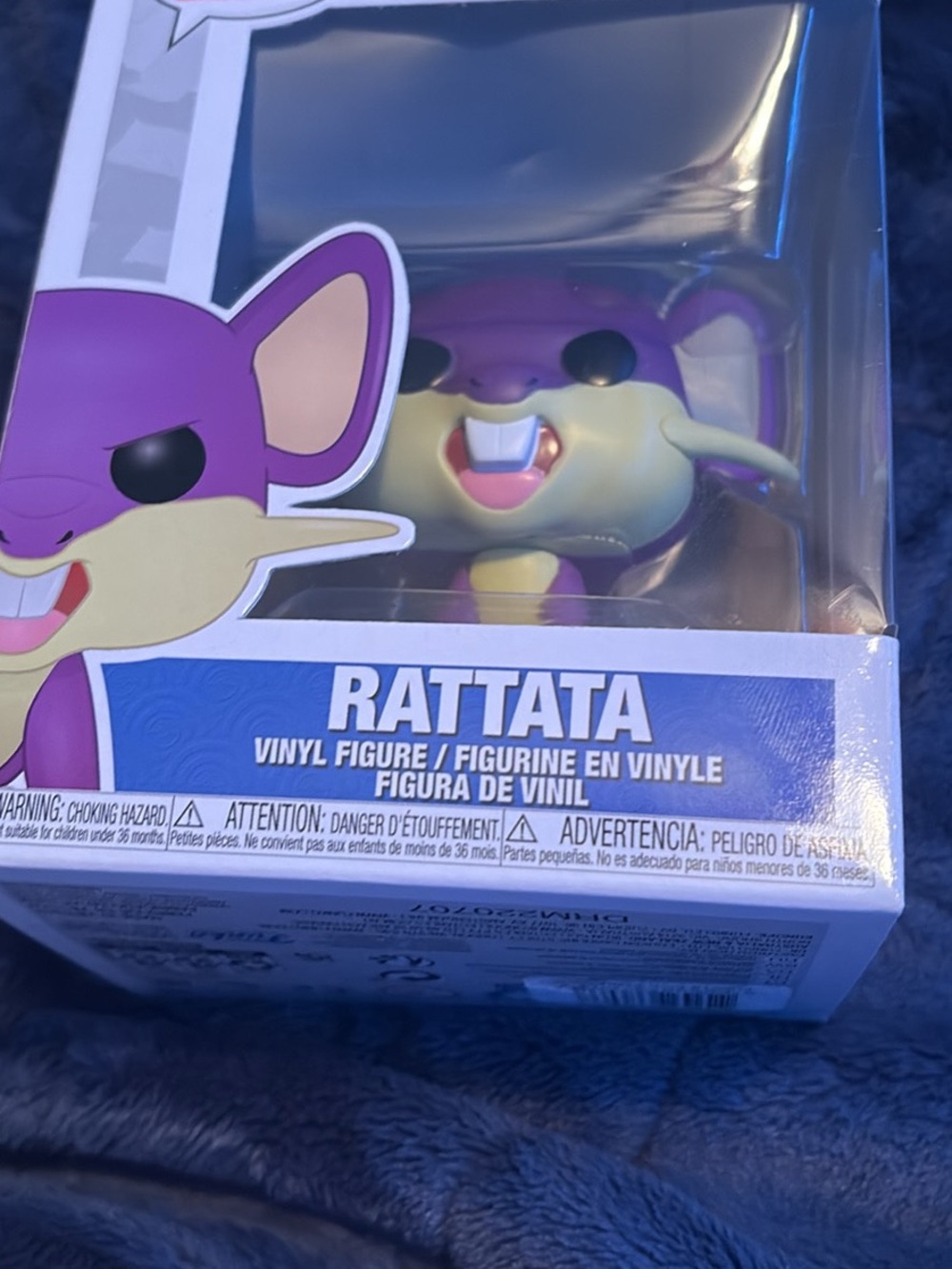 Funko Rattata Vinyl Figure - Purple and Cream